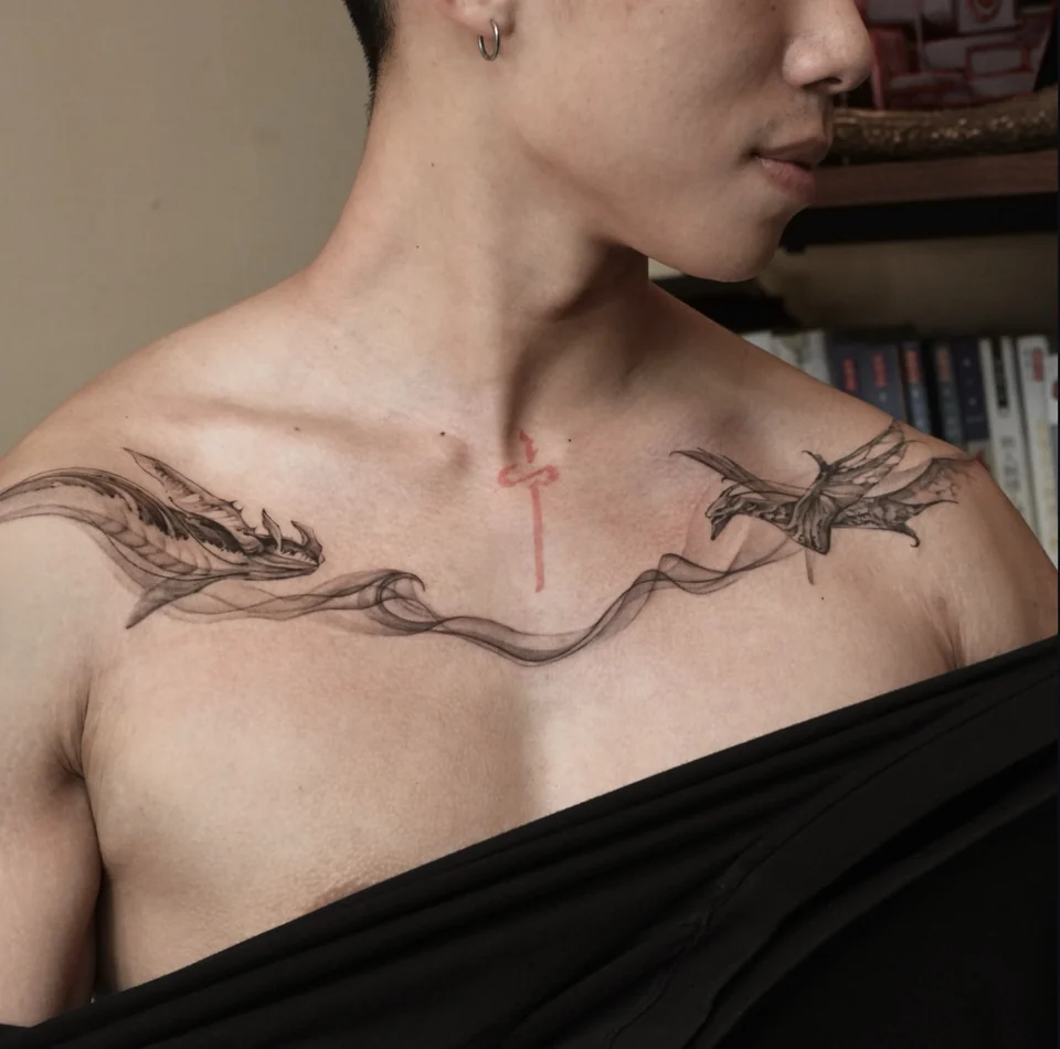 Tattoo work by Hayden at Lucky Cat