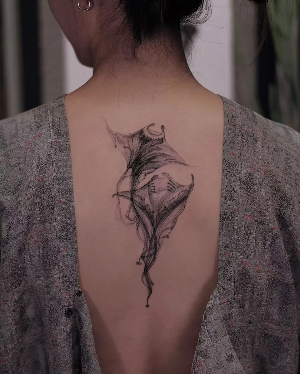 Tattoo work by Hayden at Lucky Cat